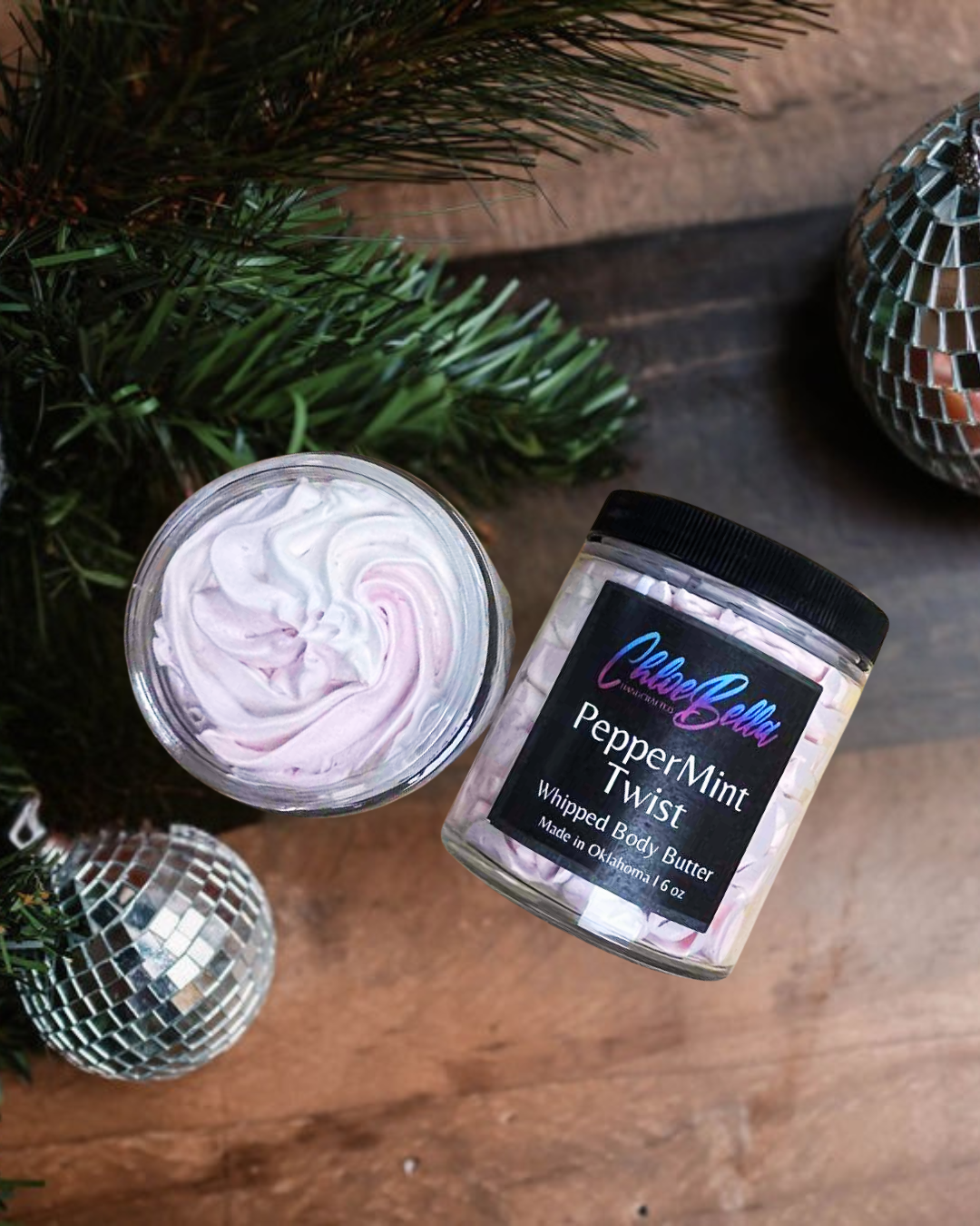 PepperMint Twist Body Butter - ChloeBella Handcrafted