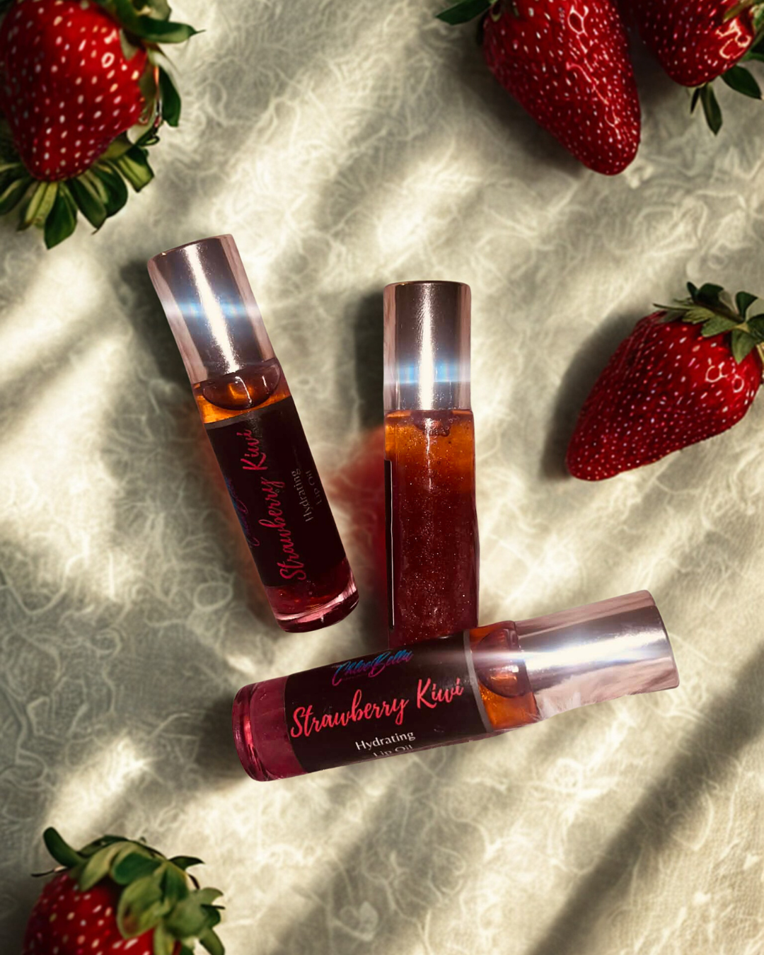 Strawberry Kiwi Lip Oil - ChloeBella Handcrafted