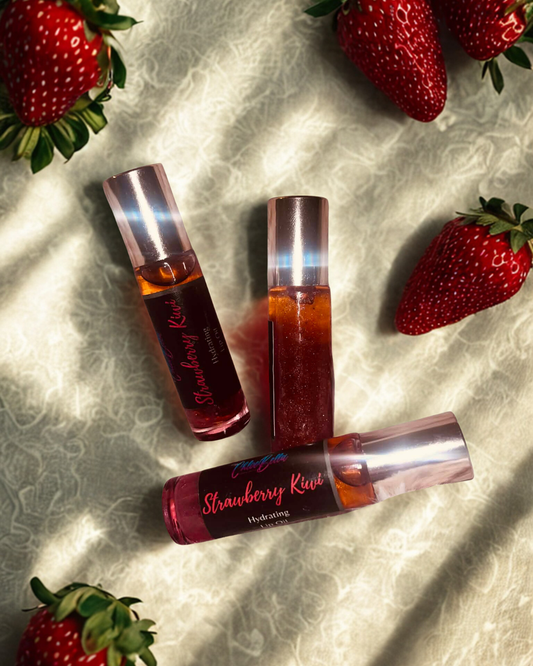Strawberry Kiwi Lip Oil - ChloeBella Handcrafted